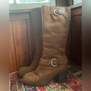 b.o.c. Tall Brown Leather Boots
